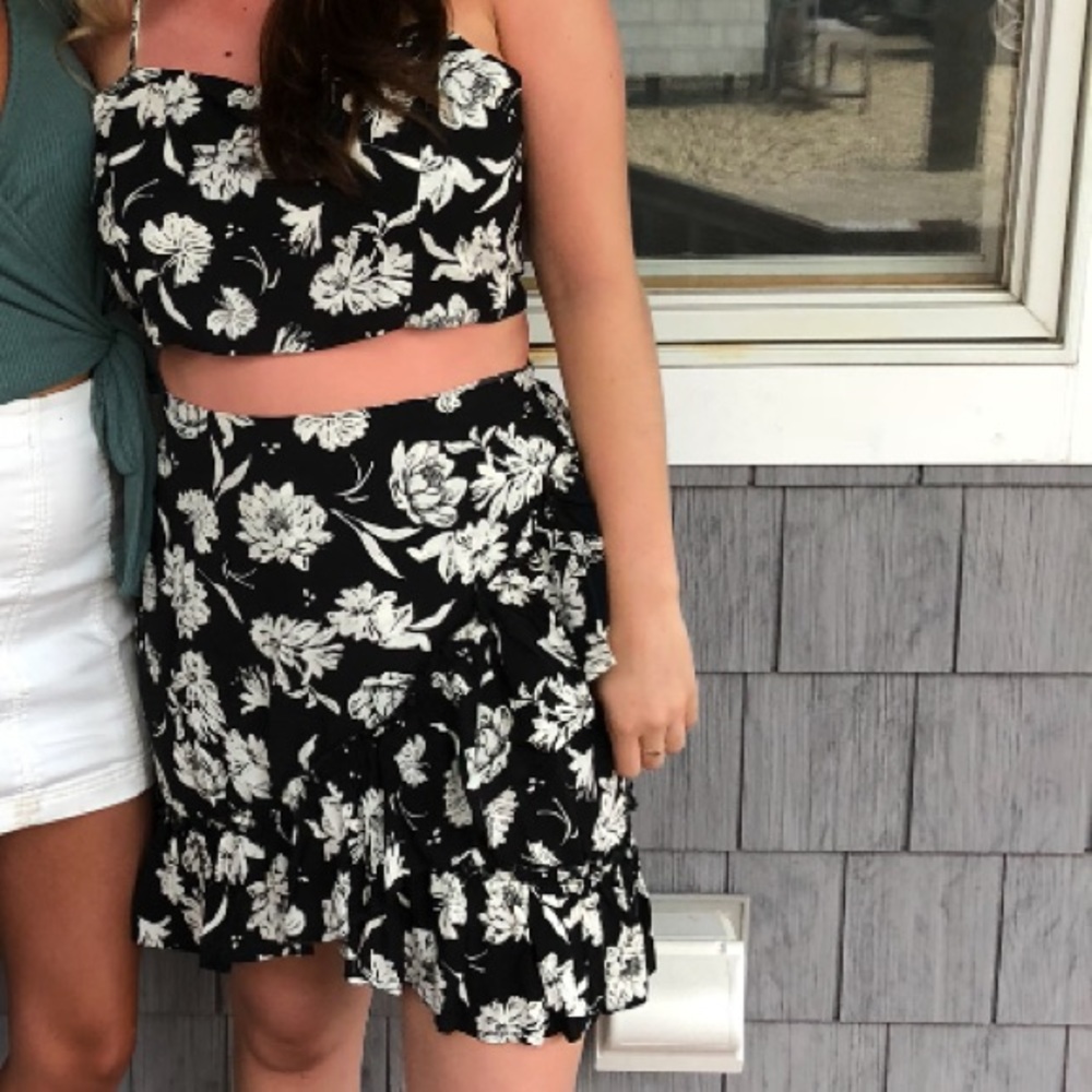 Free people top and skirt set size medium for both